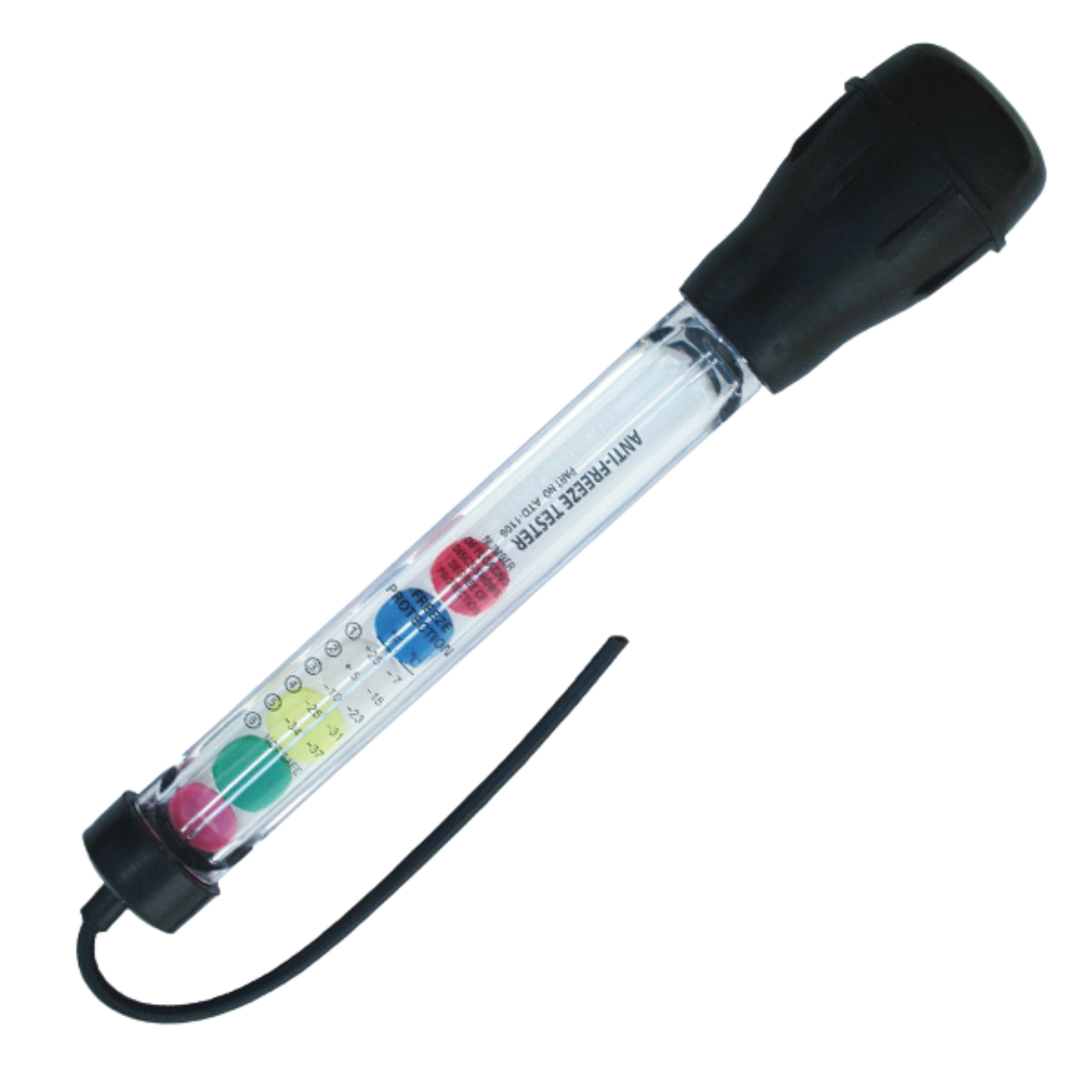 ATD Tools ATD-1106 Professional Antifreeze & Coolant Tester — float test chamber and ethylene glycol scale detail