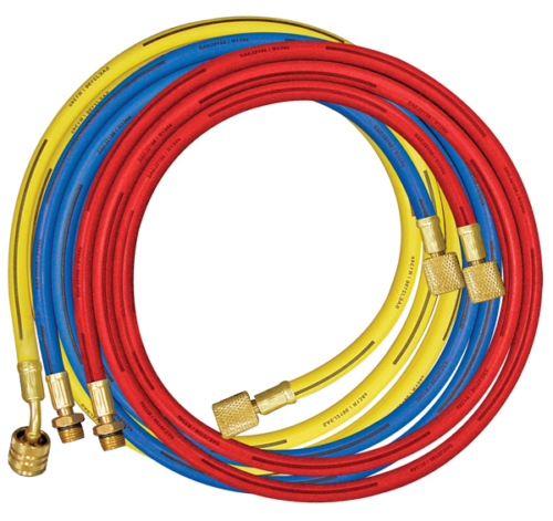 3 Pc. 96" R134a Charging Hose Set
