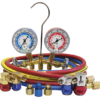 R1234yf/R134a Brass Manifold Gauge Set