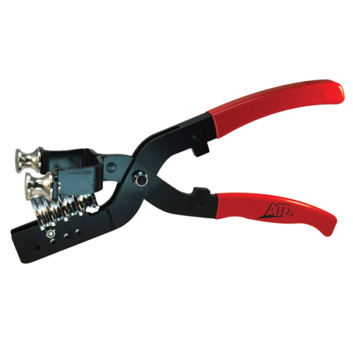 Tube bending tool with red handle