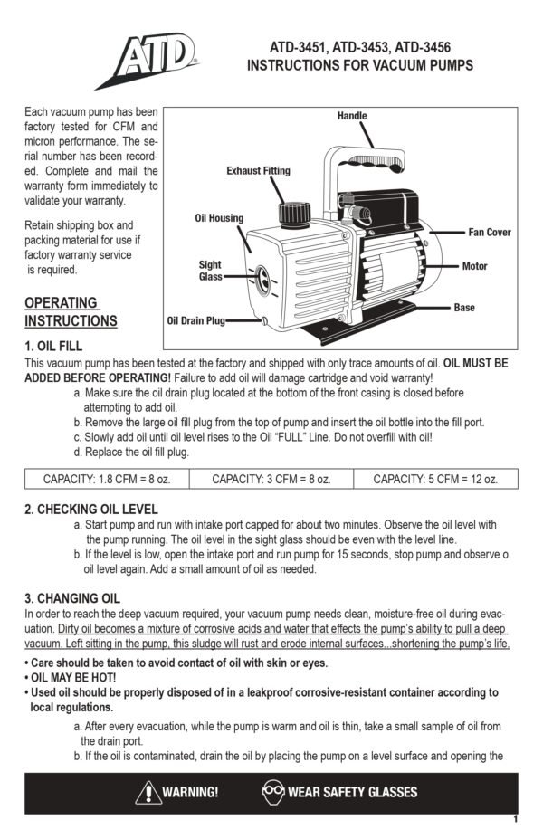 ATD-3451 ATD-3453 ATD-3456 Owner’s Manual