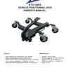 ATD Tools 1,500 lbs. Hydraulic Vehicle Position Jack ATD-7465A — Owner's Manual Page 1 ATD Tools 1,500 lbs. Hydraulic Vehicle Position Jack ATD-7465A — professional automotive repair service