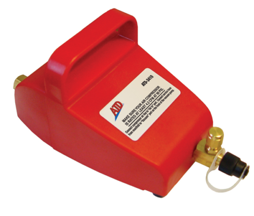 atd-tools-air-vacuum-pump-r134a-atd-3410-front ATD Tools ATD-3410 Air-Operated Vacuum Pump R134a R12 — front view