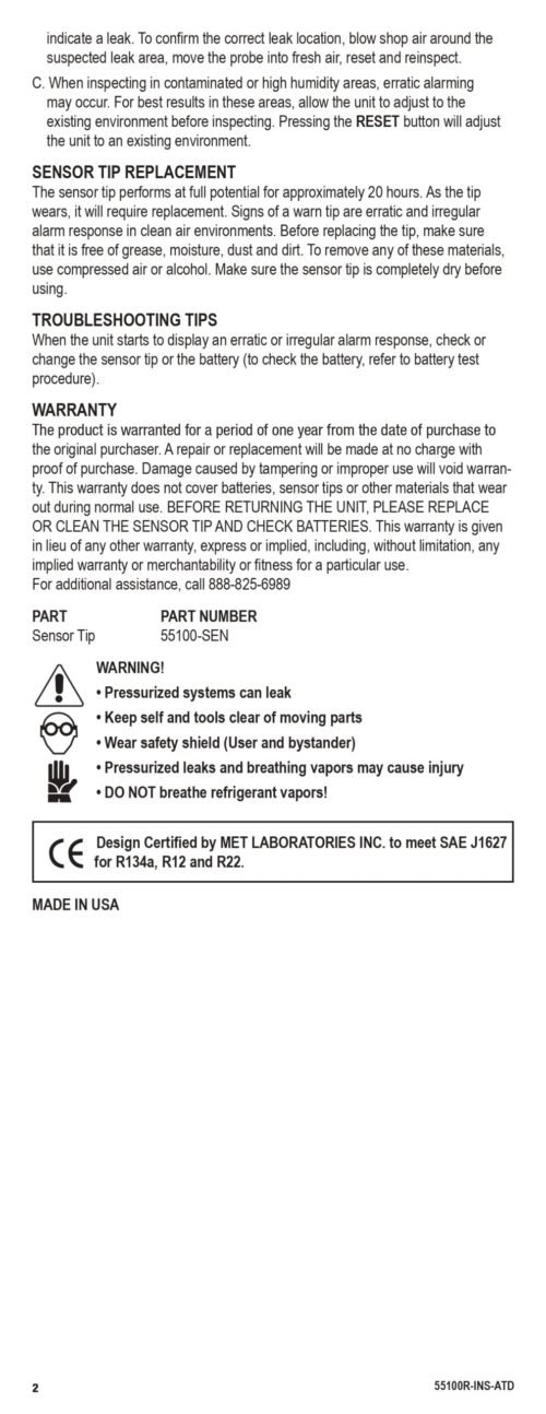 ATD Tools Electronic Leak Detector ATD-3697 — professional automotive repair service