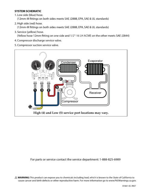 ATD Tools R1234YF Brass Manifold Gauge Set ATD-3661 — professional automotive repair service