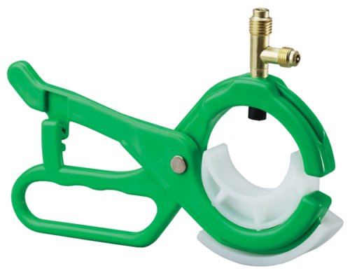 ATD Tools 3-in-1 Side Mount Can Tap R-134a ATD-3526 — Front View ATD Tools 3-in-1 Side Mount Can Tap R-134a ATD-3526 — refrigerant can tapping AC charging