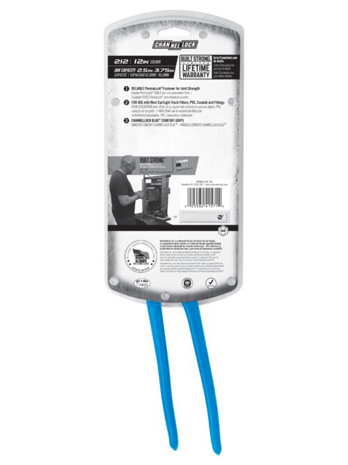 212_P_B Channellock 212 - 12-inch Oil Filter/PVC Pliers