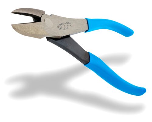 Channellock 447 - 8-inch High Leverage Curved Diagonal Cutting Pliers