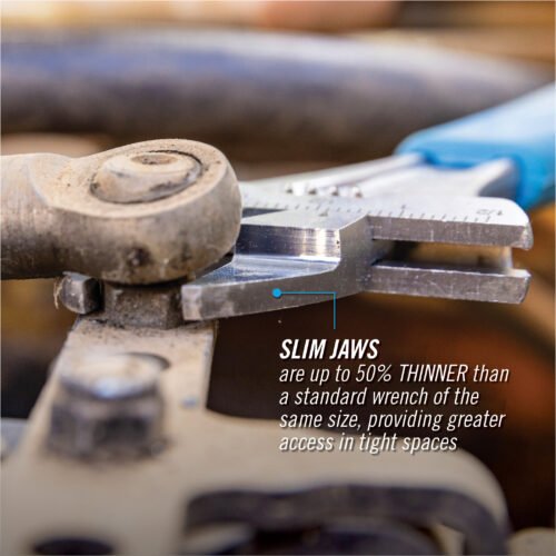 Channellock 6SWCB - 6-inch CODE BLUE® WideAzz® Slim Jaw Adjustable Wrench