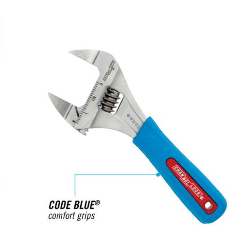Channellock 6SWCB - 6-inch CODE BLUE® WideAzz® Slim Jaw Adjustable Wrench