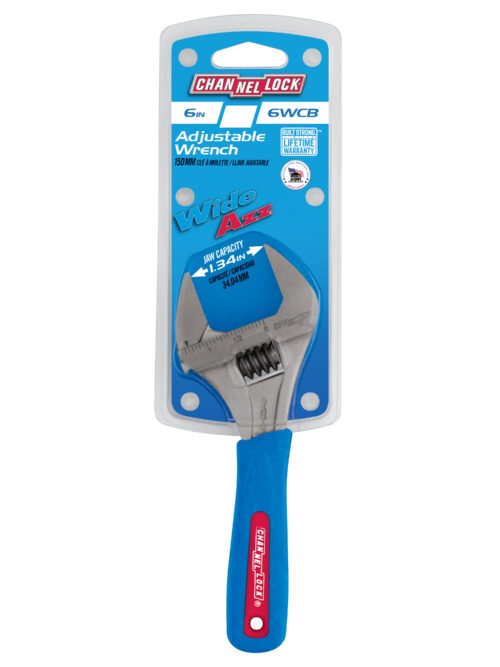 Channellock 6WCB - 6-inch CODE BLUE® WideAzz® Adjustable Wrench