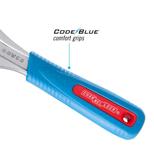 Channellock 8SWCB - 8-inch CODE BLUE® WideAzz® Slim Jaw Adjustable Wrench