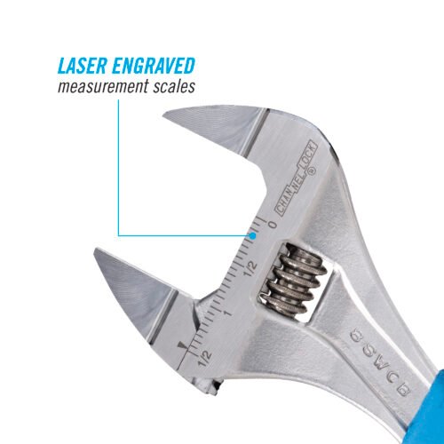 Channellock 8SWCB - 8-inch CODE BLUE® WideAzz® Slim Jaw Adjustable Wrench