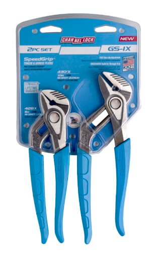 Channellock GS-1X - 2pc Speedgrip® Tongue & Groove Pliers Set