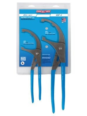 Channellock OF-1 - 2pc Oil Filter/ PVC Pliers Set