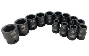 ATD Tools 13 Pc. 3/8" Drive 6 Point Metric Standard Impact Socket Set ATD-2301 — high-torque fastener removal service