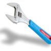 Channellock 10" Adj Wrench, WIDEAZZ®, Chrome, CODE BLUE® 10WCB — adjustable nut bolt fastener work