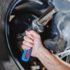 Channellock 8" Adj Wrench, WIDEAZZ®, Chrome, CODE BLUE® 8WCB — adjustable nut bolt fastener work