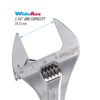 Channellock 8" Adj Wrench, WIDEAZZ®, Chrome, CODE BLUE® 8WCB — adjustable nut bolt fastener work