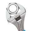 Channellock 8" Adj Wrench, WIDEAZZ®, Chrome, CODE BLUE® 8WCB — adjustable nut bolt fastener work