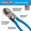 Channellock 9.5" Cable Cutter, 4/0 Alum, 2/0 Cop 911 — heavy-duty cable wire cutting service