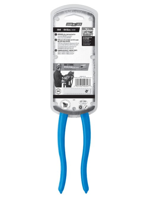 Channellock 9.5" Cable Cutter, 4/0 Alum, 2/0 Cop 911 — heavy-duty cable wire cutting service