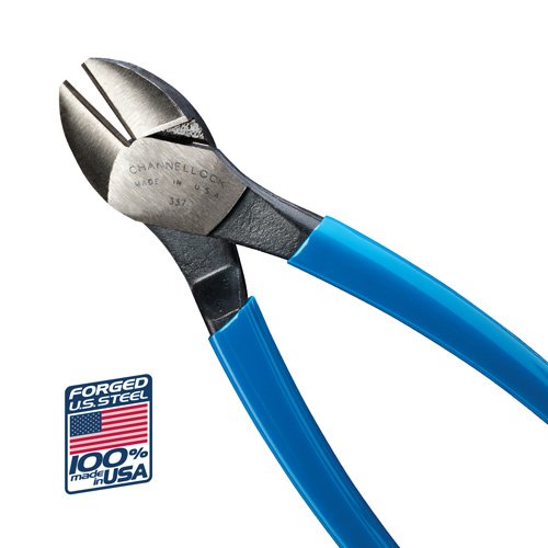 Channellock 7" HL Diag Cutting Plier, Lap XLT™ 337 — cutting wire cable electrical work