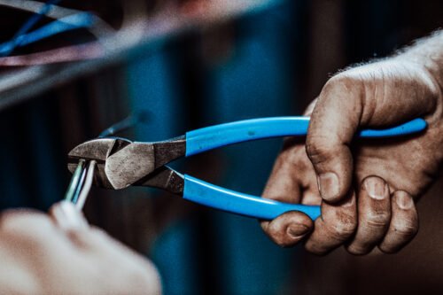 Channellock 8" HL Diag Cutting Plier, Lap XLT™ 338 — cutting wire cable electrical work