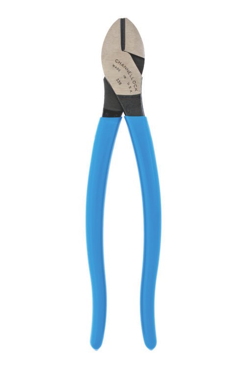 Channellock 8" HL Diag Cutting Plier, Lap XLT™ 338 — cutting wire cable electrical work