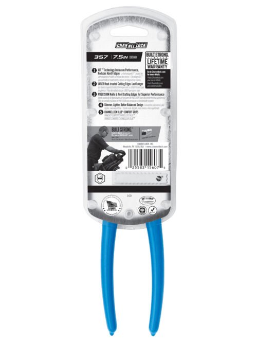 Channellock End Cutting Pliers 357 — wire end cutting flush trimming