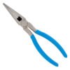 Channellock 8" Long Nose Plier, Side Cutter 317 — precision gripping reaching confined spaces