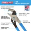Channellock 6.5" Tongue & Groove, V-Jaw 412 — gripping pipe fittings plumbing repairs