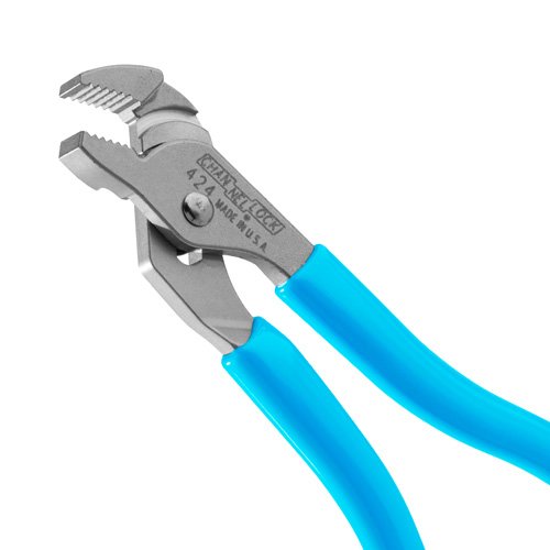 Channellock 4.5" Tongue & Groove Pliers, Straight Jaw 424 — gripping pipe fittings plumbing repairs