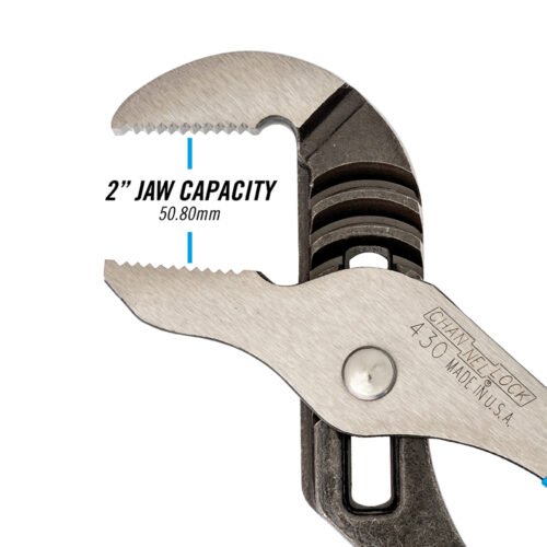 Channellock 10" Tongue & Groove Pliers, Straight Jaw 430 — gripping pipe fittings plumbing repairs