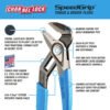 Channellock Tongue and Groove Pliers 440X — gripping pipe fittings plumbing repairs