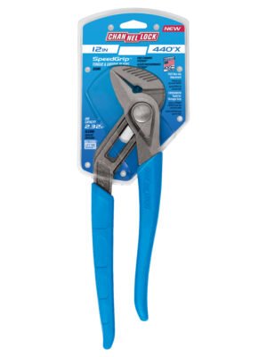 Channellock Tongue and Groove Pliers 440X — gripping pipe fittings plumbing repairs