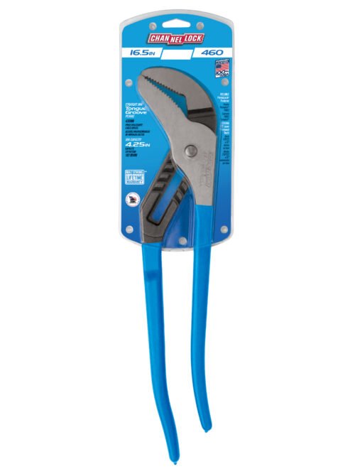 Channellock Tongue and Groove Pliers 460 — gripping pipe fittings plumbing repairs