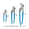 Channellock Tongue and Groove Pliers GS-3 — gripping pipe fittings plumbing repairs