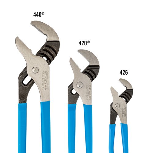 Channellock Tongue and Groove Pliers GS-3 — gripping pipe fittings plumbing repairs