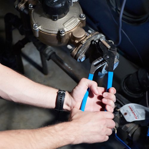 Channellock Tongue and Groove Pliers GS-3 — gripping pipe fittings plumbing repairs