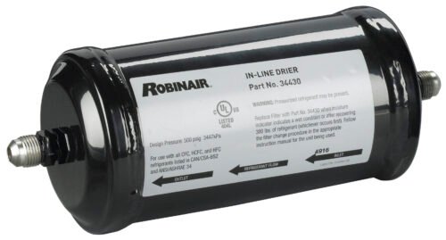 Robinair Refrigerant Filter Drier 34430 spinning-on type filter for recovery and recycling units