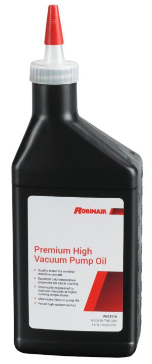 Robinair Vacuum Pump Oil 13119-1 — AC system vacuum pump lubrication