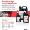 Robinair Premium High Vacuum Pump Oil 13204 — AC system vacuum pump lubrication