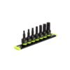 Gripedge IHBS7S RPT Impact Hex Driver Set 7-Pc 3/8" Drive Short SAE — profile detail