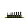 Gripedge IHBS7S RPT Impact Hex Driver Set 7-Pc 3/8" Drive Short SAE — side view