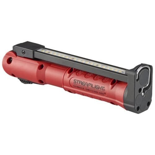 streamlight-work-lights-76800-folded view Streamlight 76800 Stinger Switchblade Super Bright, 800 Lumen Rechargeable Light Bar — folded view