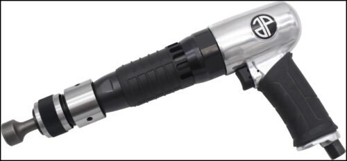 Astro Pneumatic 401K 0.401 Shank THOR Long Barrel Air Hammer/Riveter — long barrel design and .401 shank receiver detail