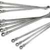 ATD Tools 10 Pc. Metric Ratcheting Flexible Head Extra Long Wrench Set ATD-6510 — metric fastener access tight spaces